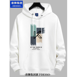 唐獅集團DESSO春秋冬加絨衛衣男連帽重磅棉青年潮牌寬松大碼外套