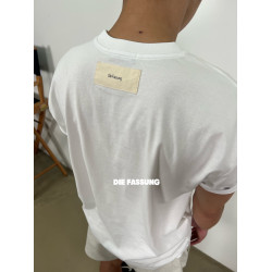 DieFassung純色休閒短袖圓領修身顯壯打底T恤運動健身小領口上衣