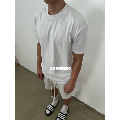 DieFassung純色休閒短袖圓領修身顯壯打底T恤運動健身小領口上衣 DieFassung純色休閒短袖圓領修身顯壯打底T恤運動健身小領口上衣