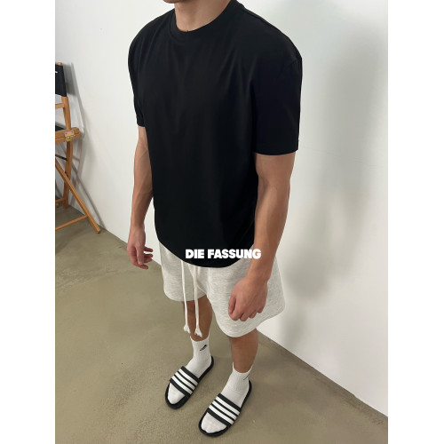 DieFassung純色休閒短袖圓領修身顯壯打底T恤運動健身小領口上衣 DieFassung純色休閒短袖圓領修身顯壯打底T恤運動健身小領口上衣