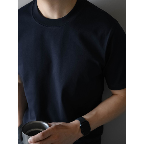 220G索羅娜SORONA科技混紡棉速乾男士休閒打底純色短袖T恤白夏季