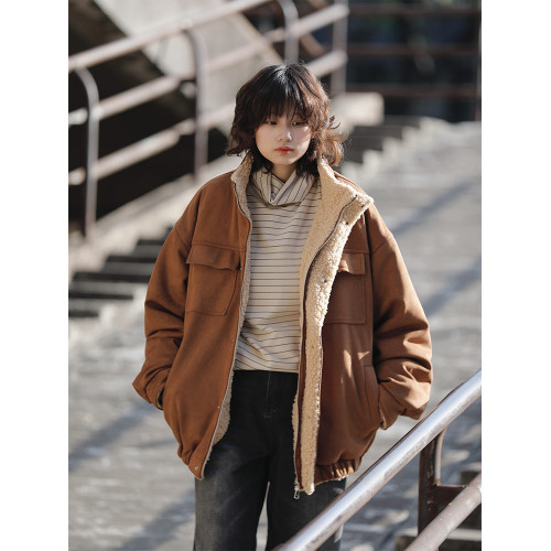 阿於呆 秋冬日系復古條紋高領打底衫男德絨內搭保暖堆堆領長袖T恤