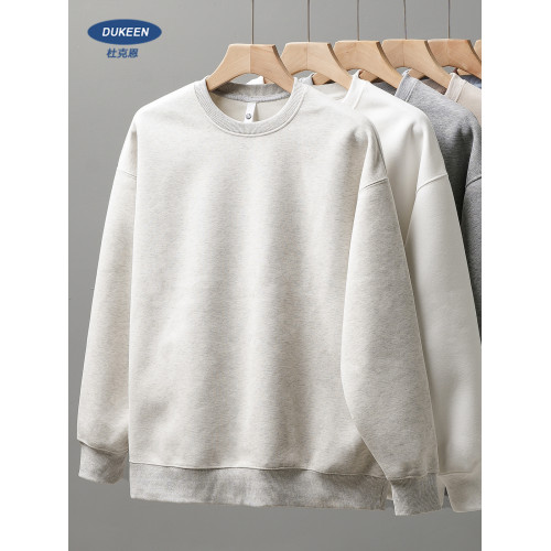 460G重磅加絨衛衣男2025秋冬款美式寬松純色圓領打底衫長袖外套潮 460G重磅加絨衛衣男2025秋冬款美式寬松純色圓領打底衫長袖外套潮