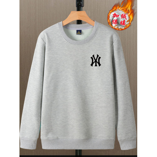 秋冬季加絨加厚衛衣男士內穿保暖長袖霧霾藍帶絨大碼圓領冬款絨衣 秋冬季加絨加厚衛衣男士內穿保暖長袖霧霾藍帶絨大碼圓領冬款絨衣