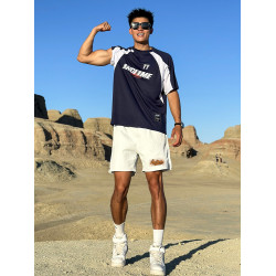 andtime復古短袖籃球【敭帆】運動跑步健身速乾透氣訓練服美式T恤