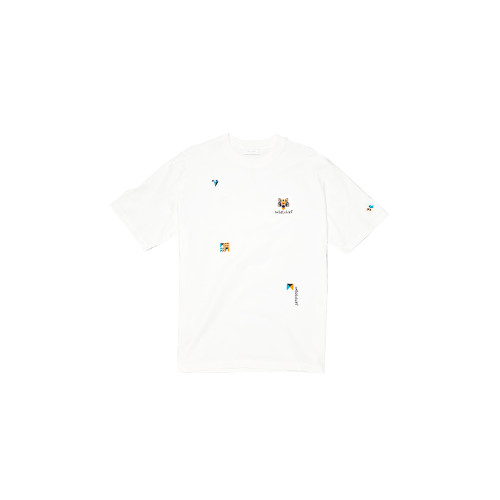 港風設計感小衆刺綉短袖t恤男潮流虎頭高級感ins純棉寬松半袖上衣