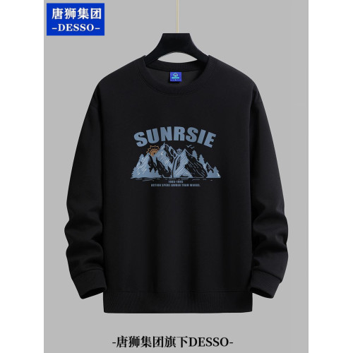唐獅集團DESSO春秋冬加絨衛衣男圓領學生潮牌寬松長袖薄款打底衫 唐獅集團DESSO春秋冬加絨衛衣男圓領學生潮牌寬松長袖薄款打底衫