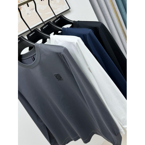 輕奢潮牌衛衣男圓領春季休閒t恤男長袖打底衫男裝上衣潮小衫T