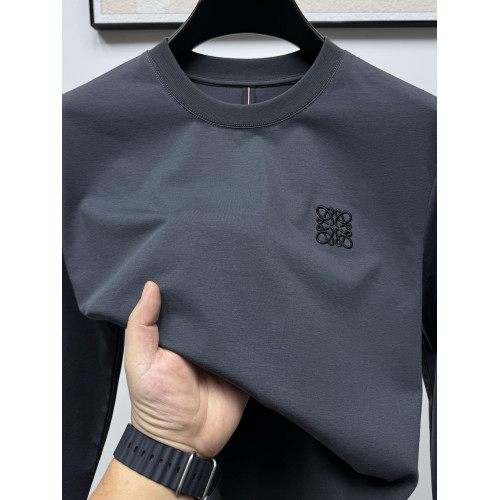 輕奢潮牌衛衣男圓領春季休閒t恤男長袖打底衫男裝上衣潮小衫T