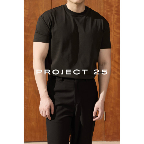 PROJECT 25 冰感Sorona科技250G防曬抗菌合身t恤夏季通勤基礎短袖