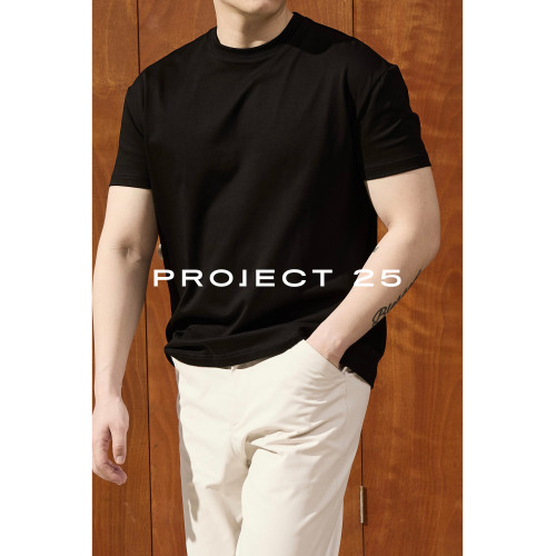 PROJECT 25 冰感Sorona科技250G防曬抗菌合身t恤夏季通勤基礎短袖
