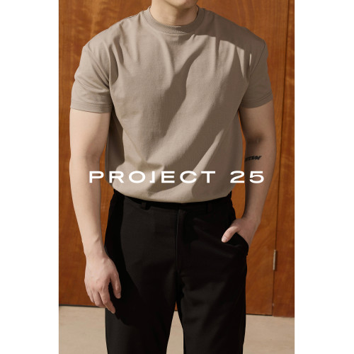 PROJECT 25 冰感Sorona科技250G防曬抗菌合身t恤夏季通勤基礎短袖