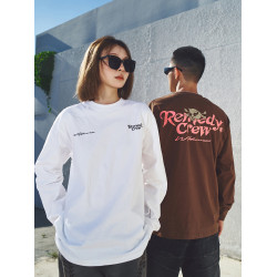 Remedy 春秋國潮寬松打底衫衛衣潮牌美式內搭體恤情侶長袖T恤男女