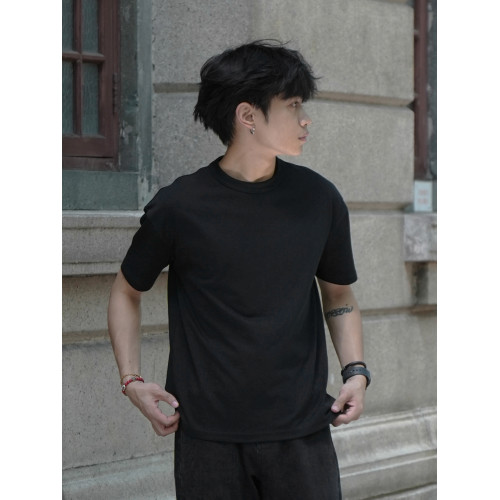 GOODLIVEABLE 4色美式索羅娜涼感小領口短袖T恤小袖口通勤打底衫