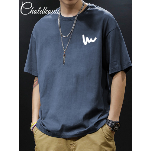 純棉短袖t恤男款夏季ins美式高街潮流情侶百搭半袖體恤休閒上衣服