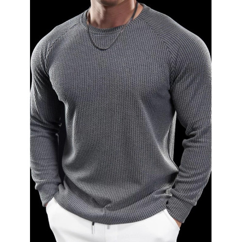 Light Weight男士運動健身長袖T恤跑步休閒訓練衣服上衣舒適透氣