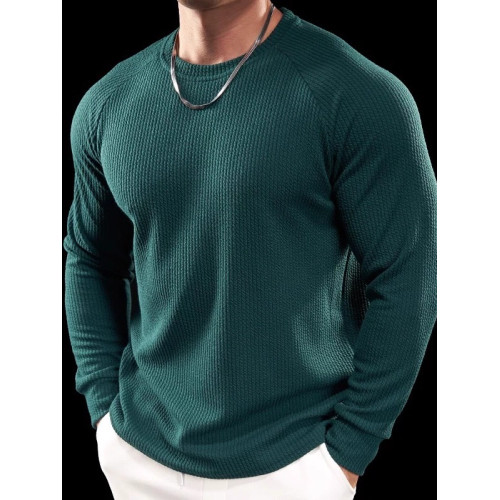 Light Weight男士運動健身長袖T恤跑步休閒訓練衣服上衣舒適透氣