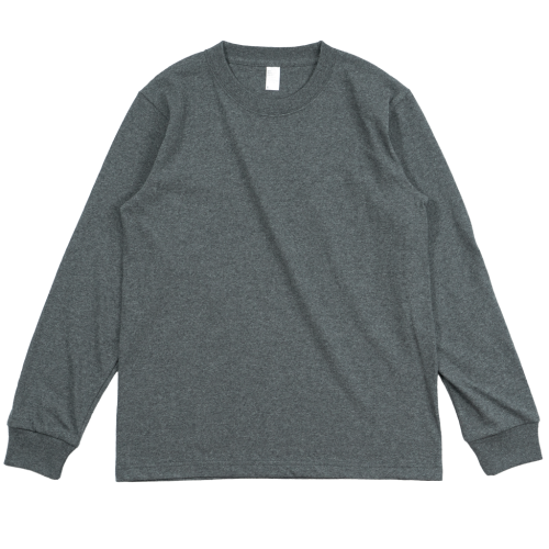 250g 阿美哢嘰復古小領口重磅厚實純棉圓領長袖T恤秋冬打底衫男款