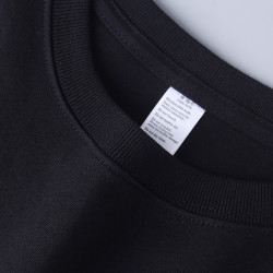 美式300g重磅純棉短袖T恤圓領厚實寬松不透上衣純色男女打底衫tee