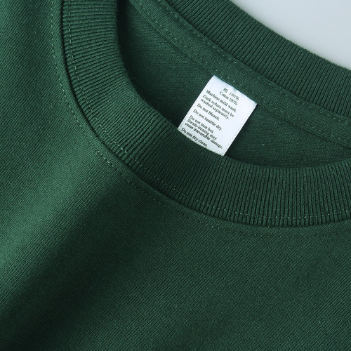 美式300g重磅純棉短袖T恤圓領厚實寬松不透上衣純色男女打底衫tee 美式300g重磅純棉短袖T恤圓領厚實寬松不透上衣純色男女打底衫tee