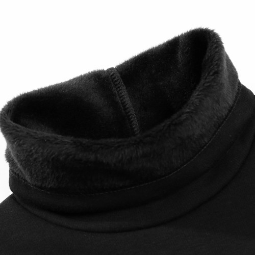 冬款男士高領大碼加絨加厚打底衫修身保暖純棉長袖t恤秋衣內衣服 冬款男士高領大碼加絨加厚打底衫修身保暖純棉長袖t恤秋衣內衣服