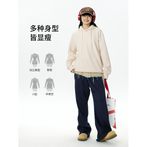 名創優品連帽衛衣男2025新款秋季男款運動套裝春秋灰色男士外套A 名創優品連帽衛衣男2025新款秋季男款運動套裝春秋灰色男士外套A