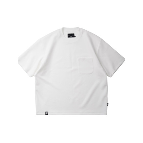 BOHRHOO24SS寬松百搭基礎口袋素色tee260g空氣層打底短袖T恤男女 BOHRHOO24SS寬松百搭基礎口袋素色tee260g空氣層打底短袖T恤男女