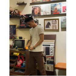 GTAL純棉短袖300g重磅美式小領口夏季純色打底百搭男士情侶T恤