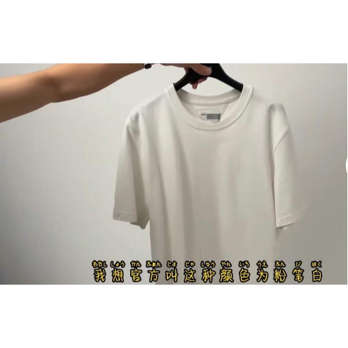 【簡約好穿】B家V基礎圓領老錢純色純棉打底短袖T恤ken同款寬松