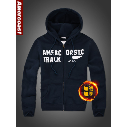 美洲海岸af衛衣男裝新款秋冬開衫拉鍊帽衫加厚加絨純棉連帽外套 美洲海岸af衛衣男裝新款秋冬開衫拉鍊帽衫加厚加絨純棉連帽外套