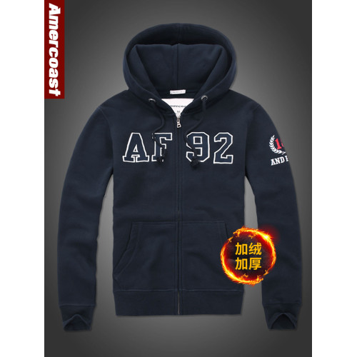 美洲海岸af衛衣男裝新款秋冬開衫拉鍊帽衫加厚加絨純棉連帽外套 美洲海岸af衛衣男裝新款秋冬開衫拉鍊帽衫加厚加絨純棉連帽外套