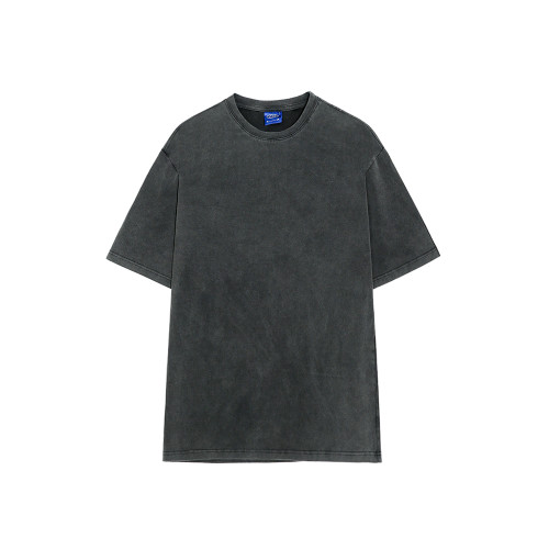 MRCYC老錢風高級短袖T恤男夏季寬松純棉短T韓系潮流圓領半袖上衣