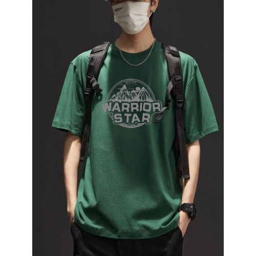 美式復古重磅100%純棉短袖t恤男夏季港風帥氣寬松ins潮牌潮流半袖