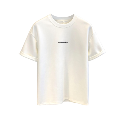 秋季極簡內搭326g重磅厚切打底衫男士短袖T恤男美式復古半袖體恤