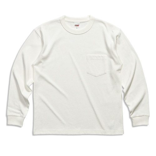 300g 美式復古重磅厚實純棉圓領長袖口袋T恤OVERSIZE落肩寬松男款 300g 美式復古重磅厚實純棉圓領長袖口袋T恤OVERSIZE落肩寬松男款