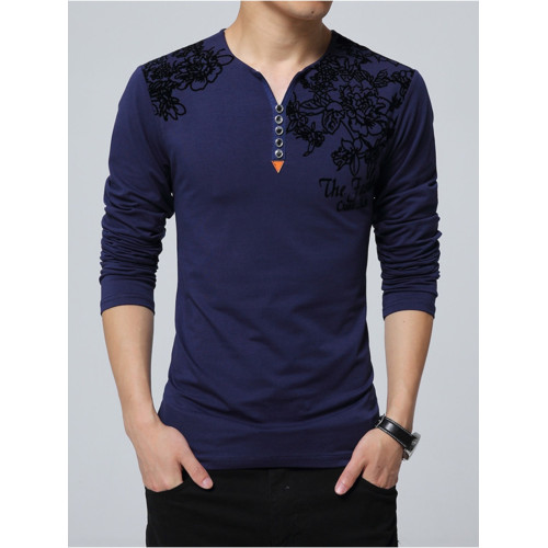 春秋季上衣男士純棉長袖T恤風寬松加大碼中青年胖哥秋裝外穿 春秋季上衣男士純棉長袖T恤風寬松加大碼中青年胖哥秋裝外穿