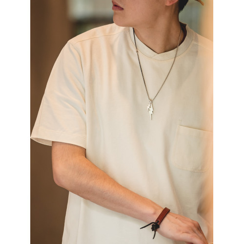 馬登工裝 美式復古重磅T恤棒球領口袋寬松純棉半袖短袖打底衫男夏