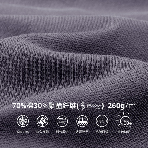 IDLT 涼感棉260g 廓形圓領 寬松落肩索羅娜防曬戶外休閒TEE街頭潮 IDLT 涼感棉260g 廓形圓領 寬松落肩索羅娜防曬戶外休閒TEE街頭潮