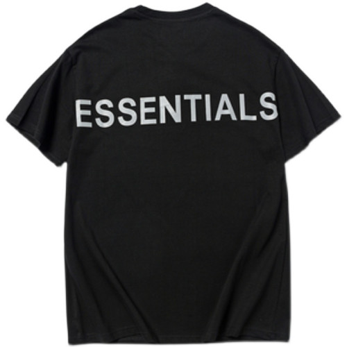 ESSENTIALS復線FOG反光字母短袖T恤潮牌高街風寬松情侶裝半袖男