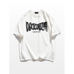 酒紅色重磅220g純棉短袖t恤男夏季2025新款美式休閒高街體恤寬松