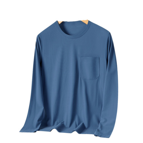 170-300斤大碼顯瘦運動男士長袖T恤上衣加大碼春秋季薄款胖佬寬松