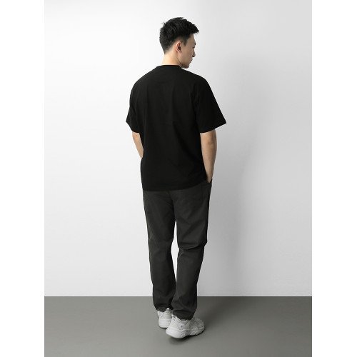 百機245G純色t恤男寬松短袖小圓領打底基礎款8色廓形落肩奧代爾