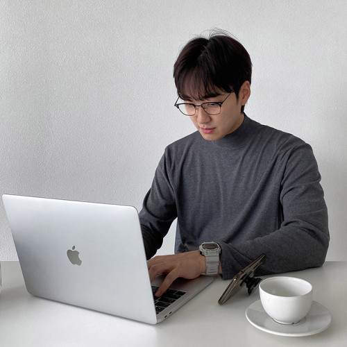 韓版秋冬季德絨半高領打底衫男寬松潮內搭黑色中高領秋衣長袖T恤 韓版秋冬季德絨半高領打底衫男寬松潮內搭黑色中高領秋衣長袖T恤