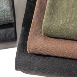 230g重磅純棉做舊圓領長袖T恤 秋季純色寬松美式復古男休閒打底衫