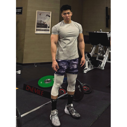 GTAL美式純色T恤納維亞科技面料健身運動透氣速乾彈力圓領短袖