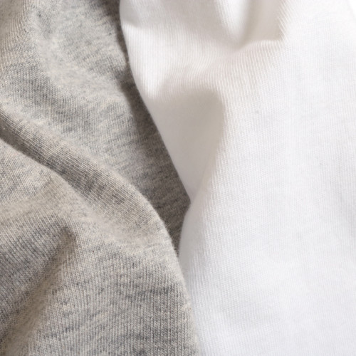 美國7.8盎司265g重磅加厚100%純棉無縫復古哢嘰圓領短袖T恤男白色