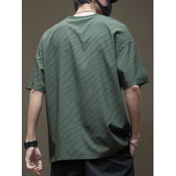 大碼300斤夏季冰絲短袖T恤男輕薄速乾上衣男士加肥加大寬松半袖衫