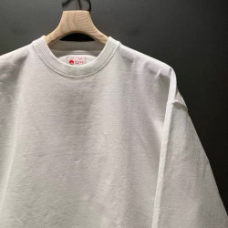 ARMOR MADNESS BEAMS JAPAN 寬松復古重磅日産紅繩純色長袖T恤