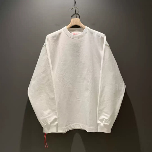 ARMOR MADNESS BEAMS JAPAN 寬松復古重磅日産紅繩純色長袖T恤