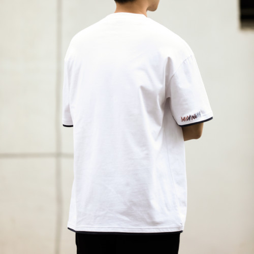 BGYO 日系重磅水洗假兩件短袖T恤男寬松口袋設計美式刺綉復古半袖 BGYO 日系重磅水洗假兩件短袖T恤男寬松口袋設計美式刺綉復古半袖